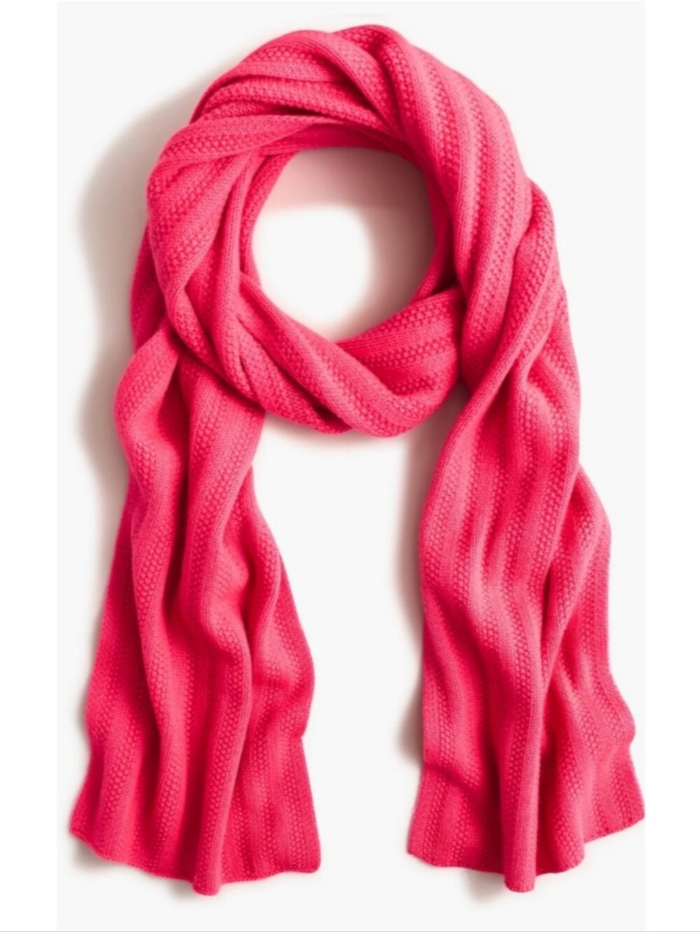 J. Crew Ribbed Scarf in Everyday Cashmere